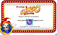 Zynga Slingo Free +4 Spin Ball (June 28, 2012)