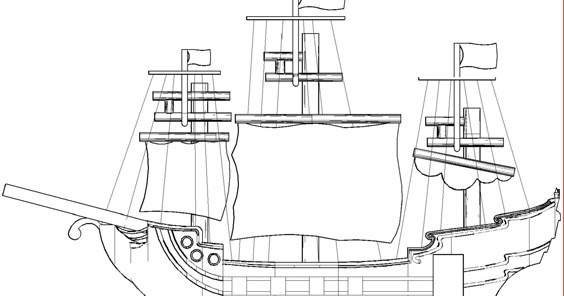 Gambar AutoCad 2D Dan 3D: Gambar Perahu