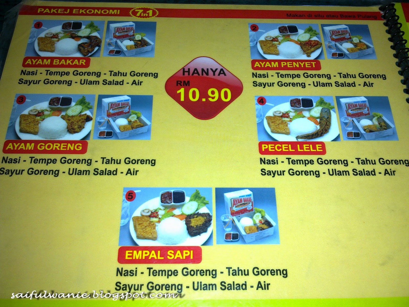 Si Saifulwanie Restoran Wong Solo Melaka