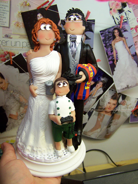 muñecos y figuras personalizadas para tartas de bodas, comuniones y