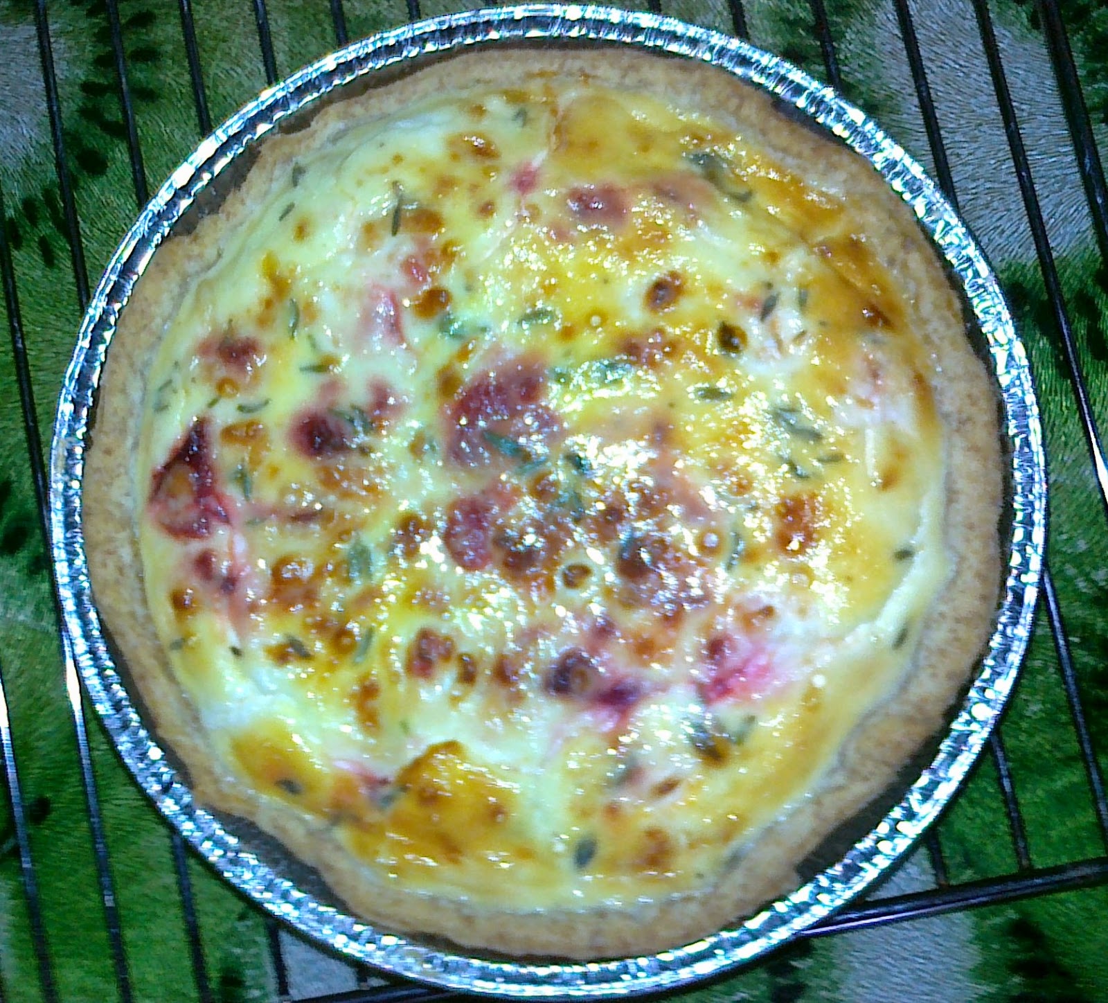 Only Crumbs Remain Beetroot, Tomato and Feta Cheese Flan