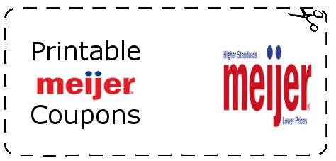 Free meijer coupons Today's top Meijer coupon: Up to $5 Off & Free Gifts Ongoing Coupons. Get 4 coupons for