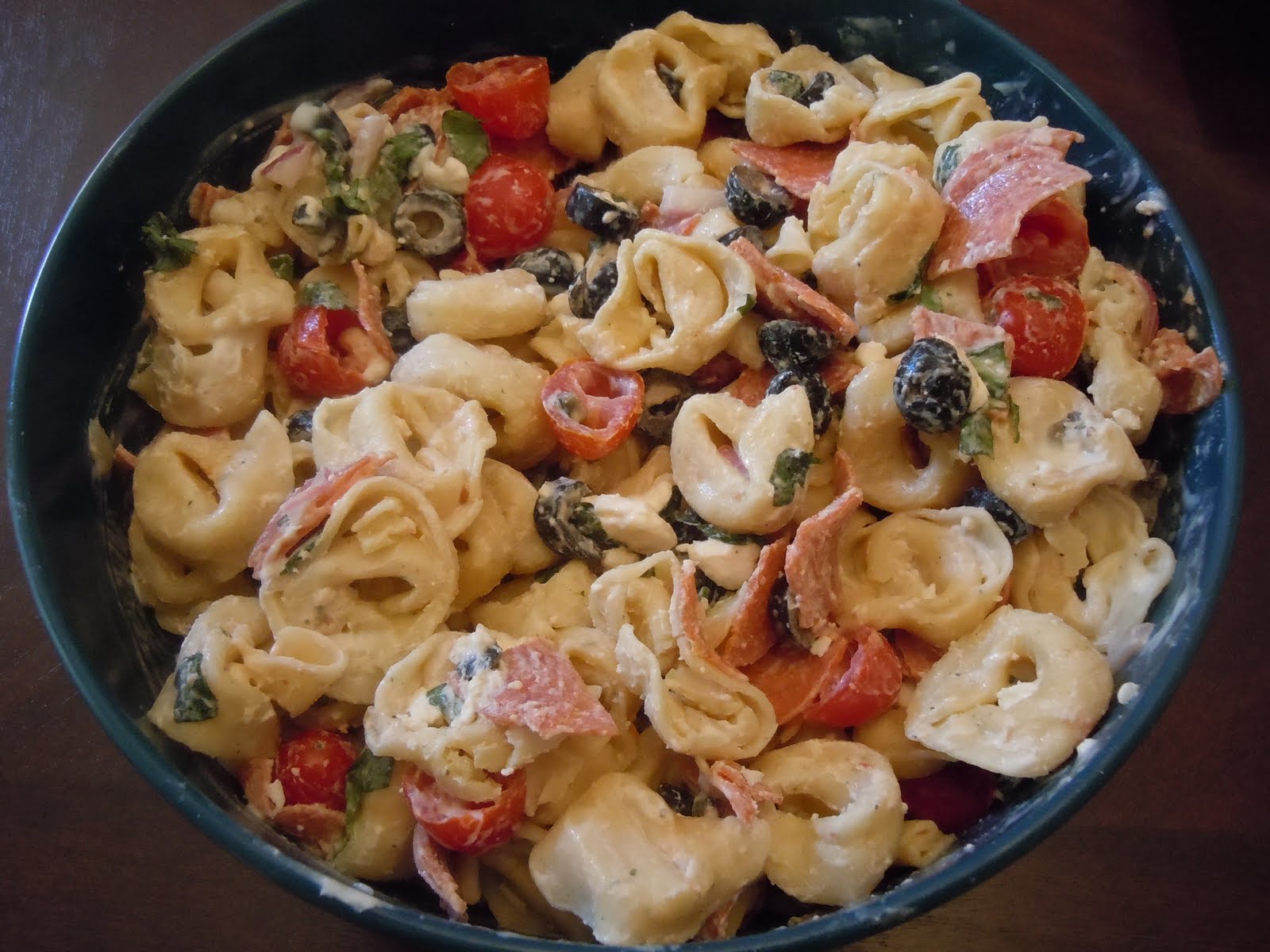 The Savvy Kitchen Tortellini Pasta Salad