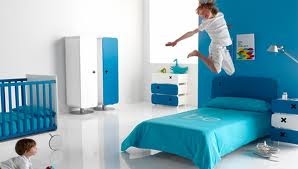 Dormitorios y camas para niños en color azul ~ Decoracion de salones
