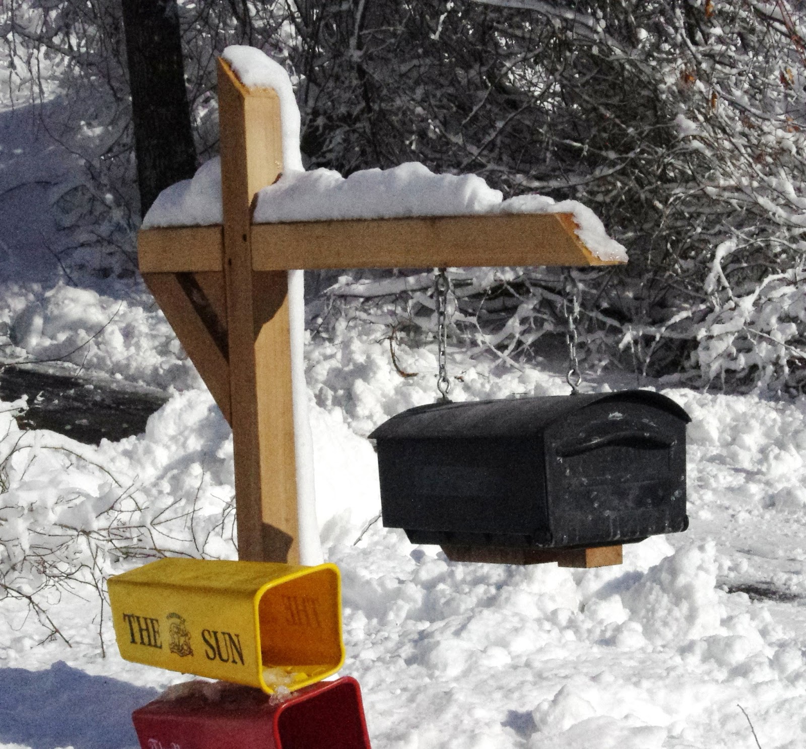 Progressive Charlestown Mailboxes and pot holes