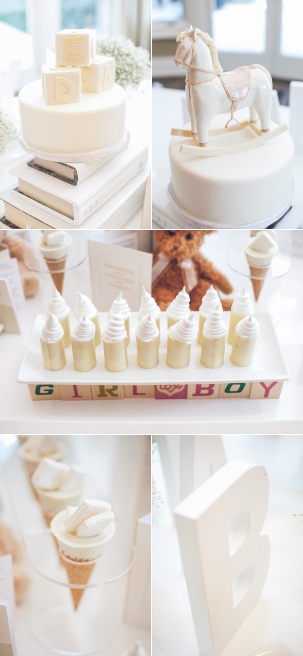 Fawn Over Baby Elegant White Baby Shower