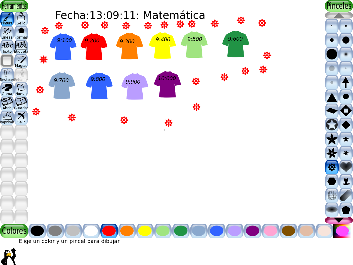 Segundo Grado 3627 Actividad Tux Paint