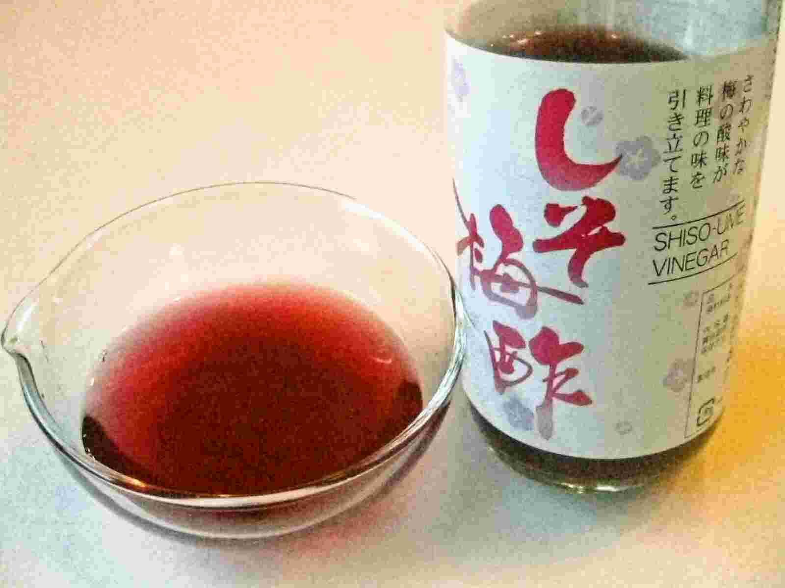 Recipes for Tom Umezu / plum vinegar
