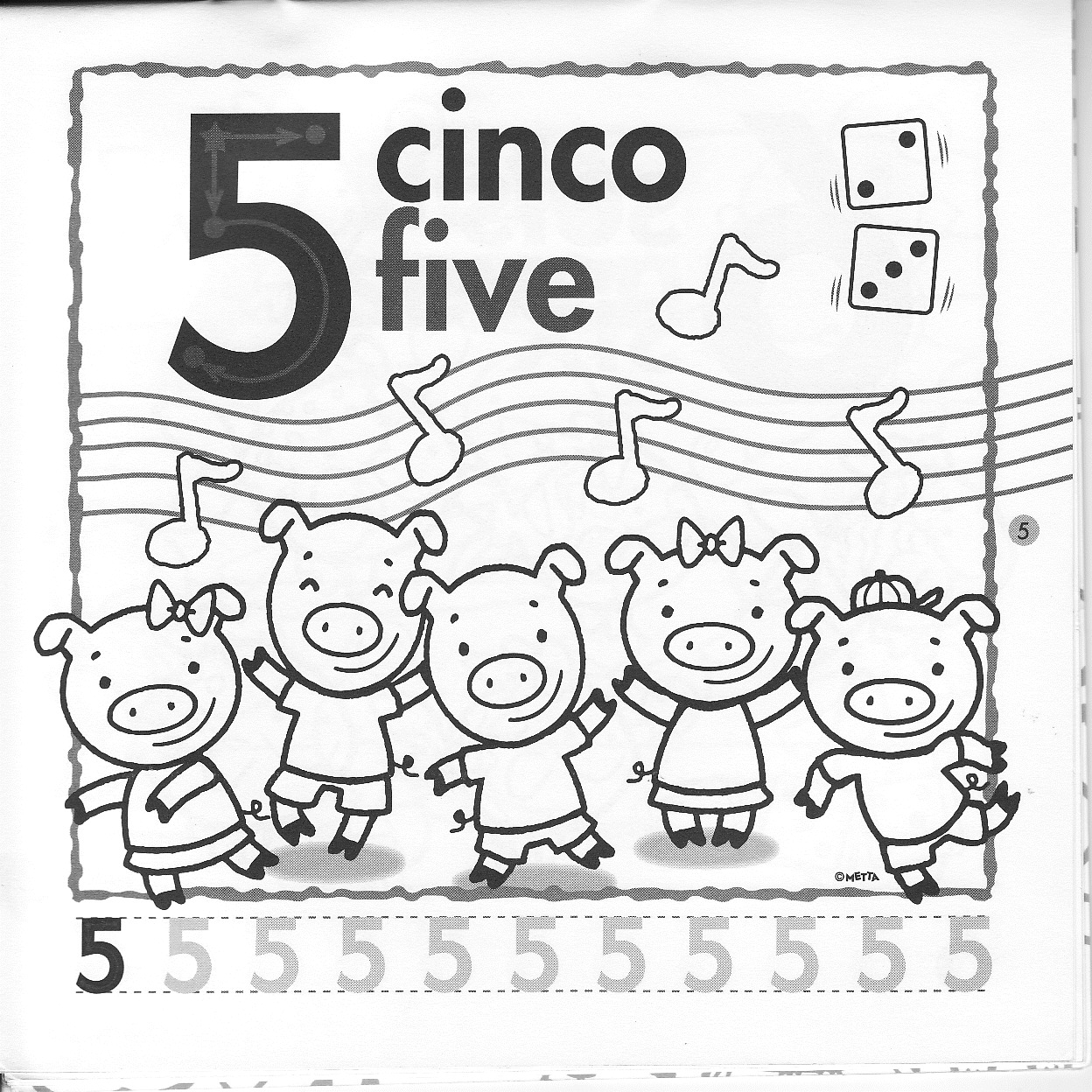 ingles para niÑos fichas numbers