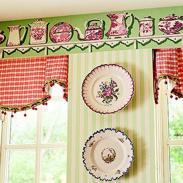 decora y disena: 24 Ideas de Papel Tapiz en la Cocina