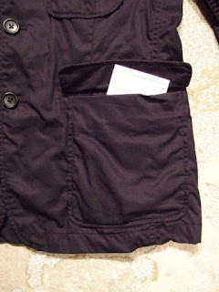 FWK by Engineered Garments Baker Jacket in Dk.Navy High Count Twill & Baker Jacket in Navy Madras Plaid SUNRISE MARKET