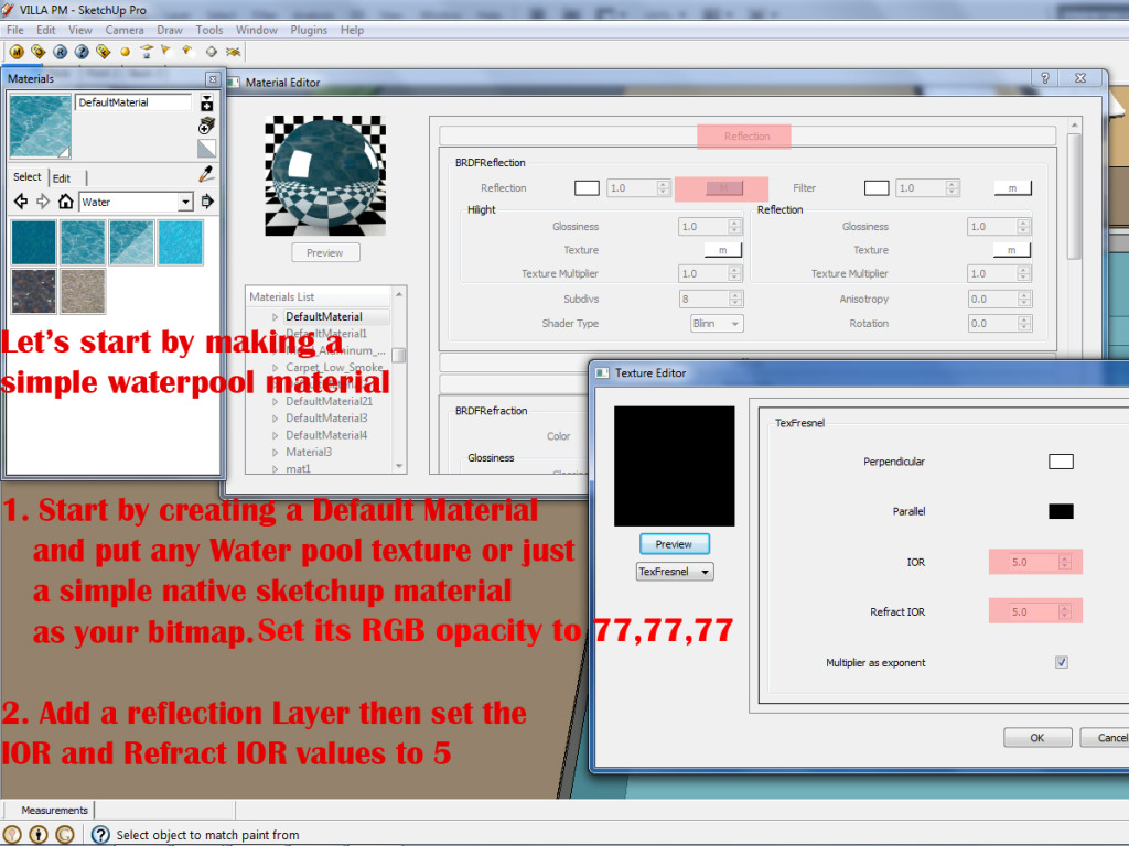 Nomeradona SketchUp VR Tutorial Underwater Lighting Using Vray for