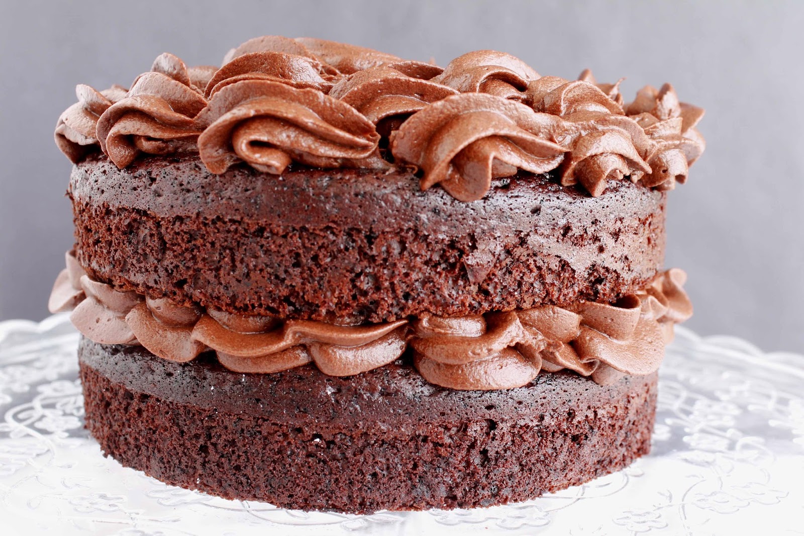 Receta Layer cake de chocolate y buttercream de chocolate