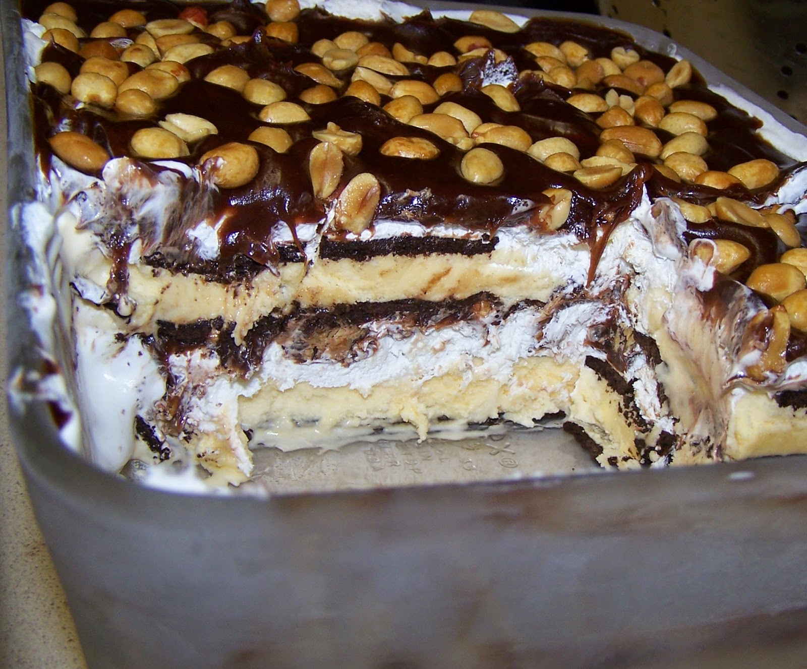 Hot Fudge Ice Cream Bar Dessert