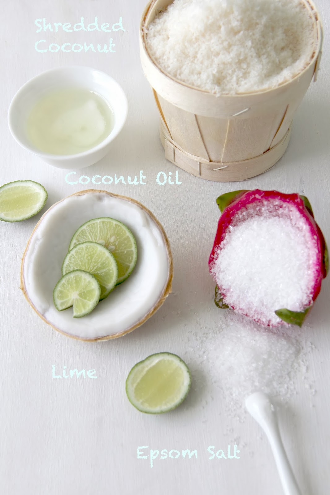 Fashion Gourmet Homemade coconut & lime body scrub