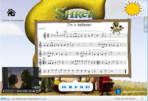 Tocam Shrek amb la flauta