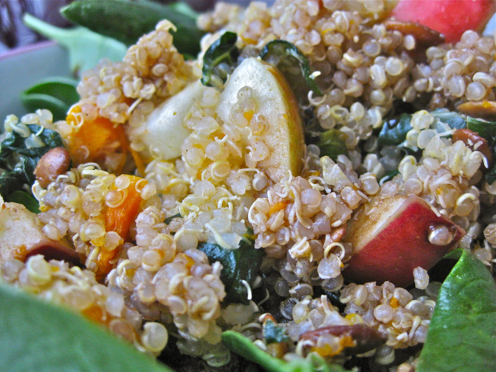 The Queen of Quinoa Apple and Kale Quinoa Salad