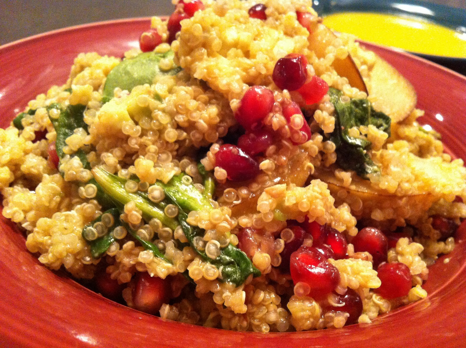 Kale With Love Quinoa Pear Spinach Salad