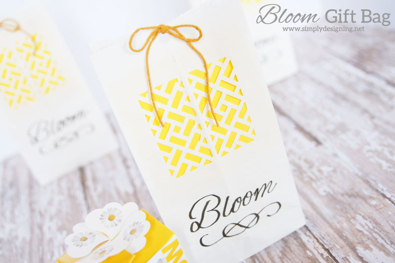 DIY Bloom Bag | a perfect simple homemade gift bag for a spring gift, wedding favor, baby shower favor or even a wedding gift | #wedding #spring #gift #handmadegift #flowers #babyshower #teacherappreciation