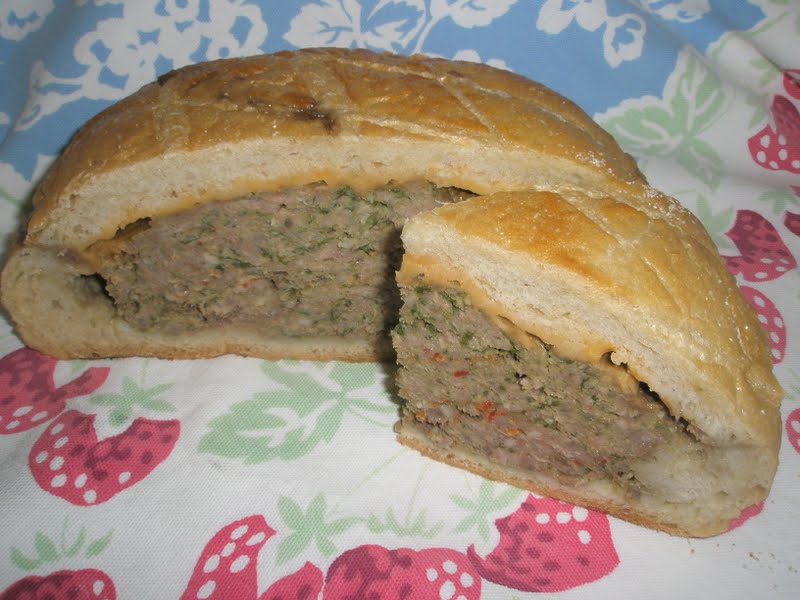 My Mom's Recipes Meat Loaf in a Bread Basket