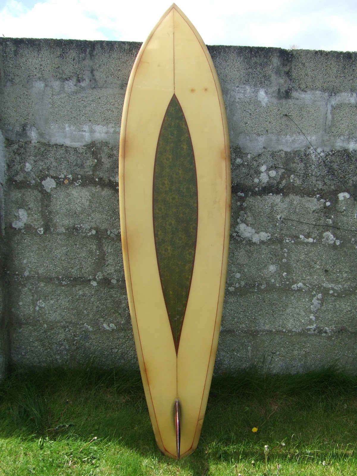vintage surfboard collector UK Phil Jay singlefin