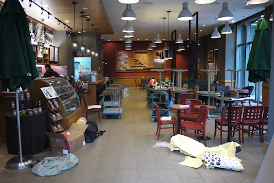 inside of Starbucks store