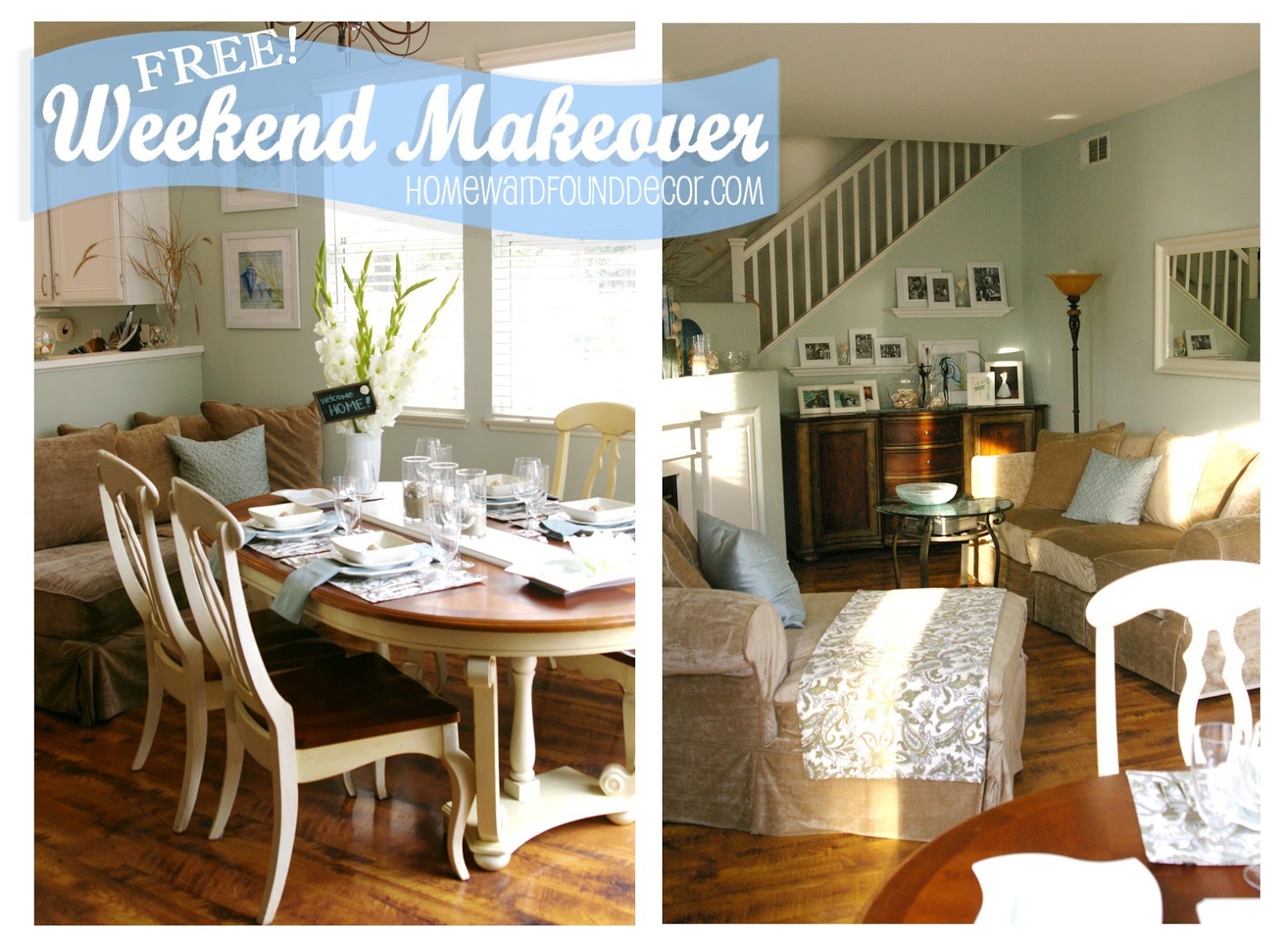 A FREE Weekend Makeover! homewardFOUND decor