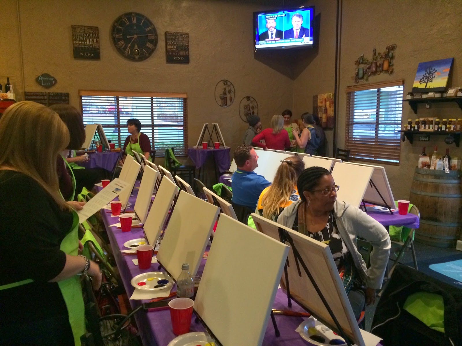 Kickin it with the Knapps Paint Nite!
