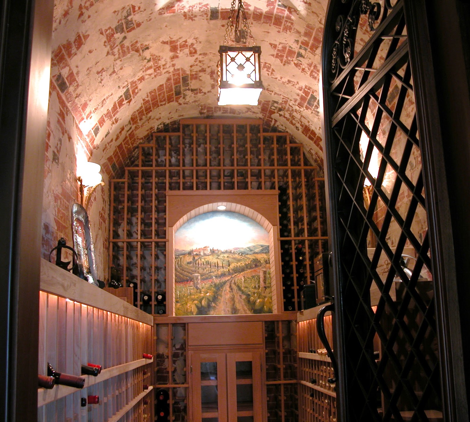 Wine cellar windows