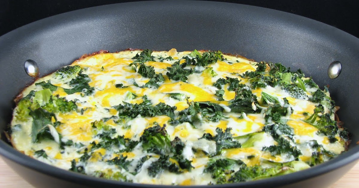 Cook book of trial and error Broccoli Kale Frittata