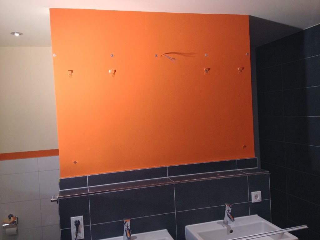 HuM's Baublog: Badezimmer Spiegelbeleuchtung