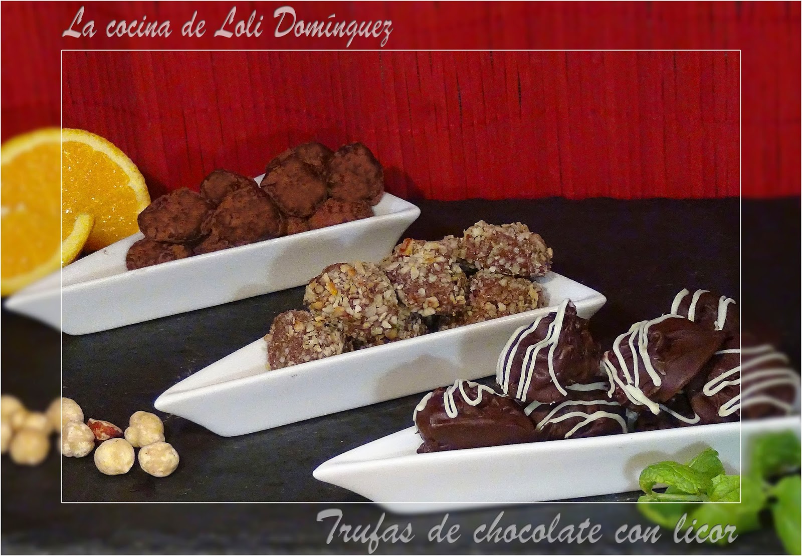 La cocina de Loli Domínguez Trufas de chocolate con licor