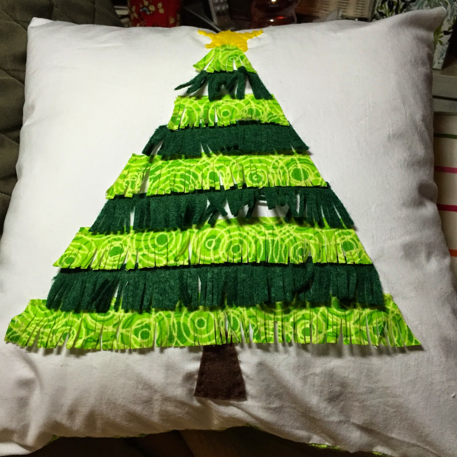 . How To Make A Christmas Tree Pillow