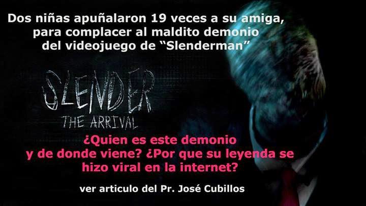 Slenderman el demonio de la oscuridad y la muerte