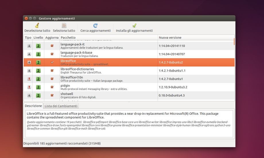 MintUpdate in Ubuntu
