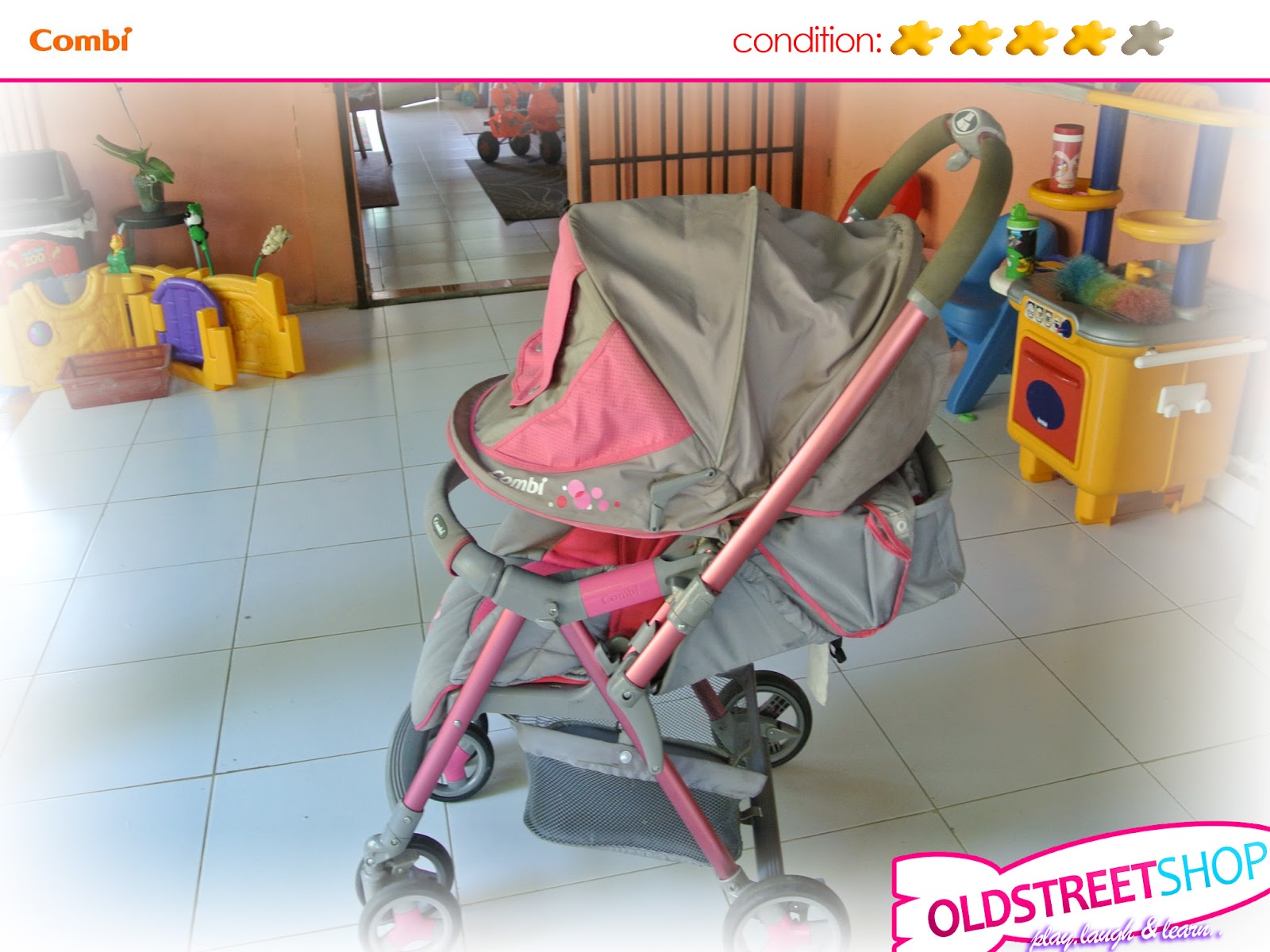 Pink Combi Urban Stroller