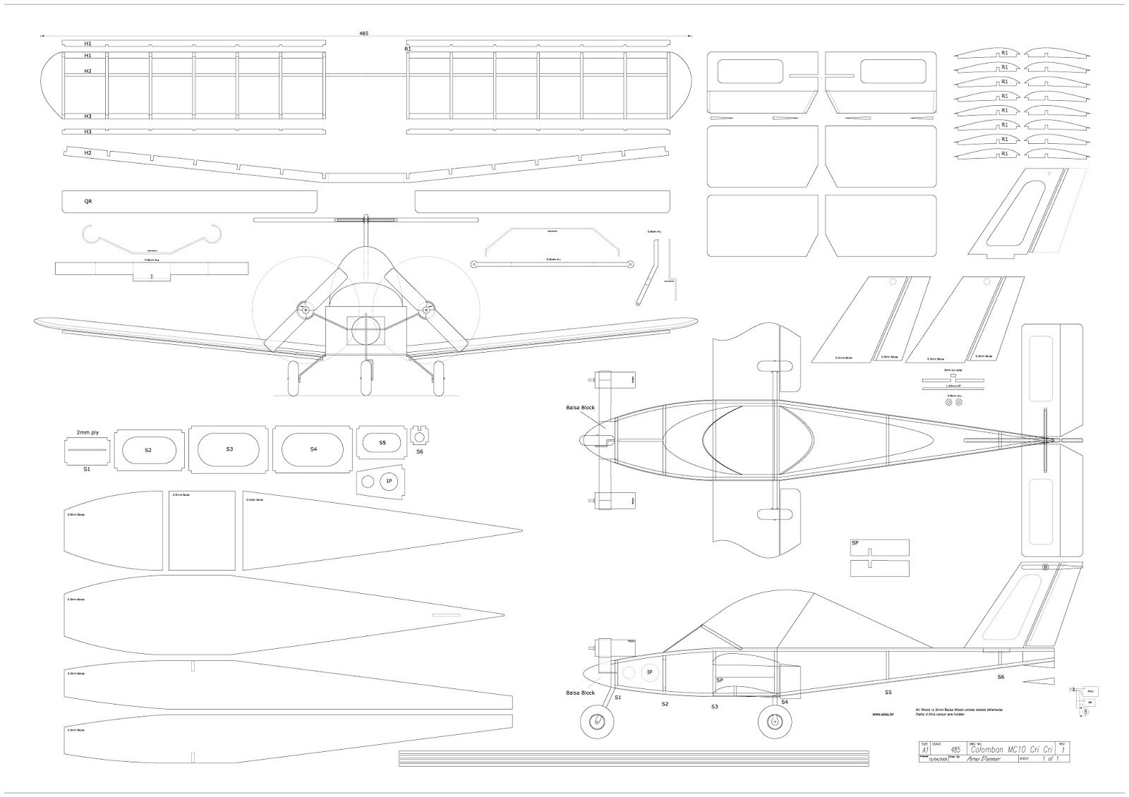 Pdf rc airplane plans