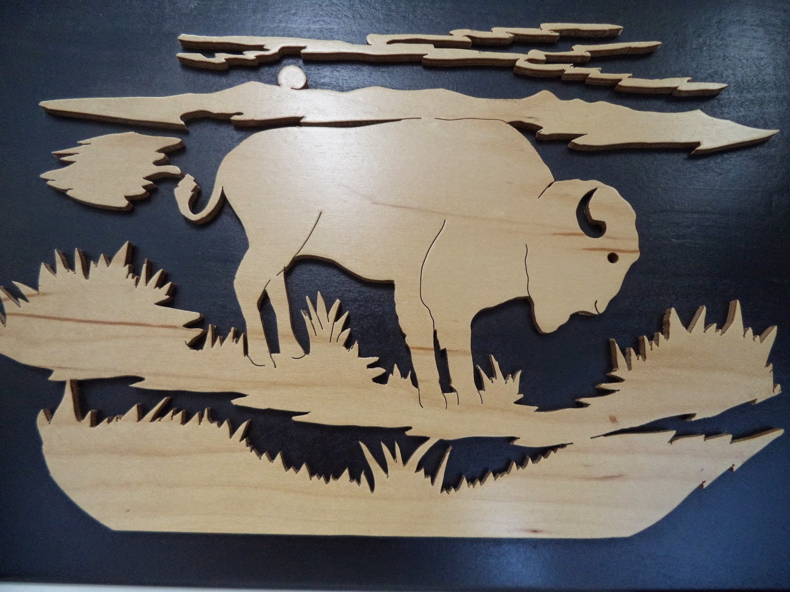 HuttWrite Voice Scroll Saw Art