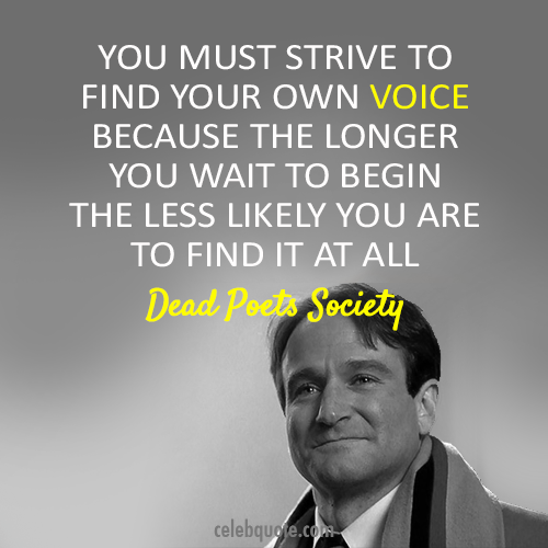 Paralyzed with JOY!: "Dead Poets Society"