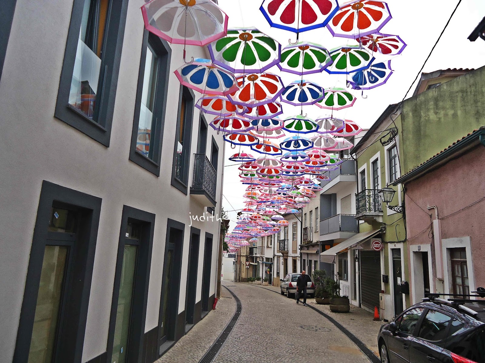 The Umbrella Road in Agueda, Portugal Geret Koper