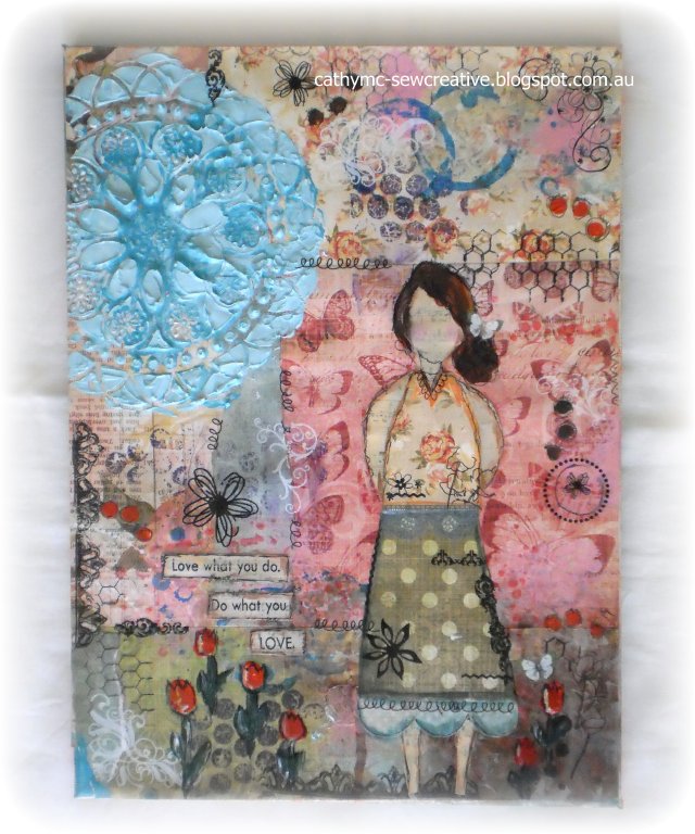Sew Creative Mixed Media Canvas