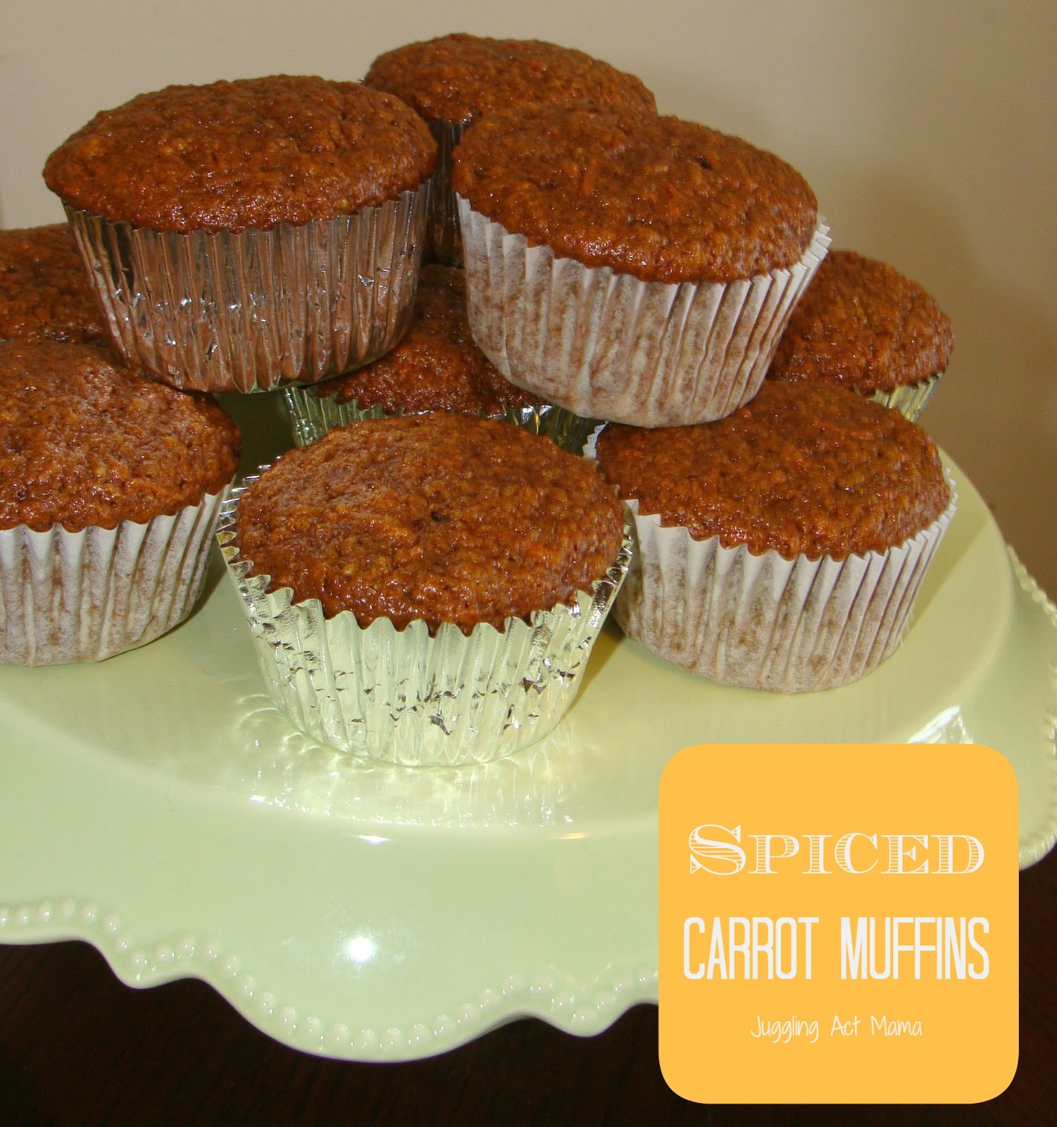 Spiced Carrot Muffins Juggling Act Mama