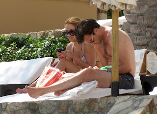 Lauren Conrad  Sunbathing by the Pool with William Tell