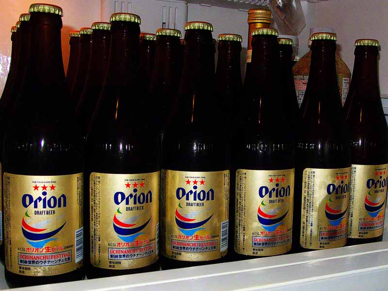 Ryukyu Life No Room for Orange Juice. Beer is Better for You. You Know