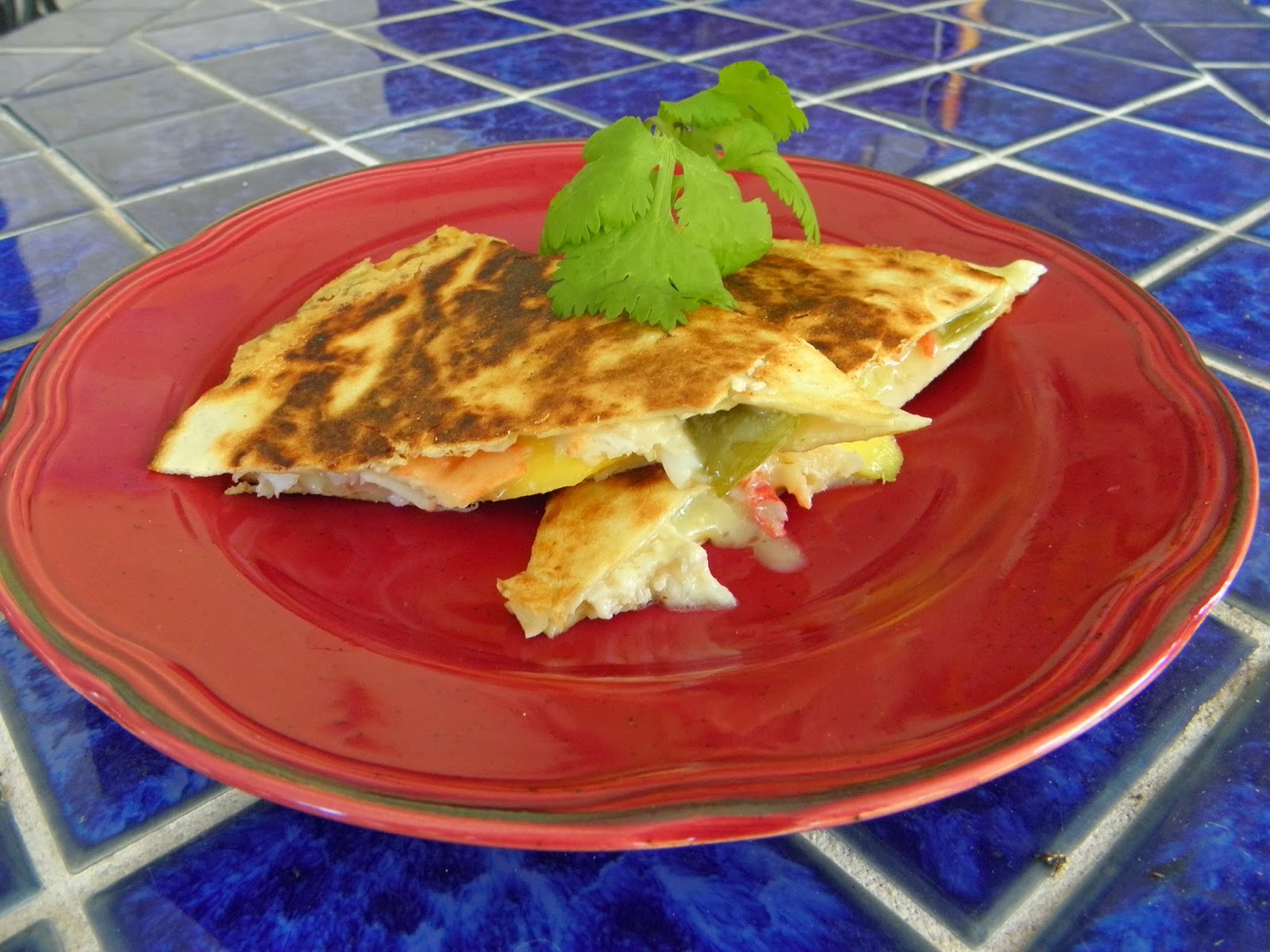 FoodworksAndMore Richard Jeske Brie, Mango, Crab and Green Chili