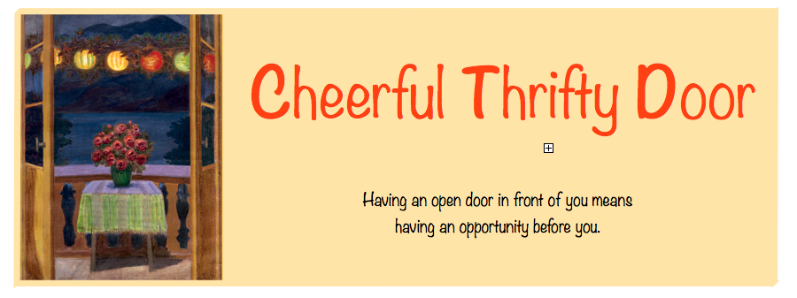 Cheerful Thrifty Door