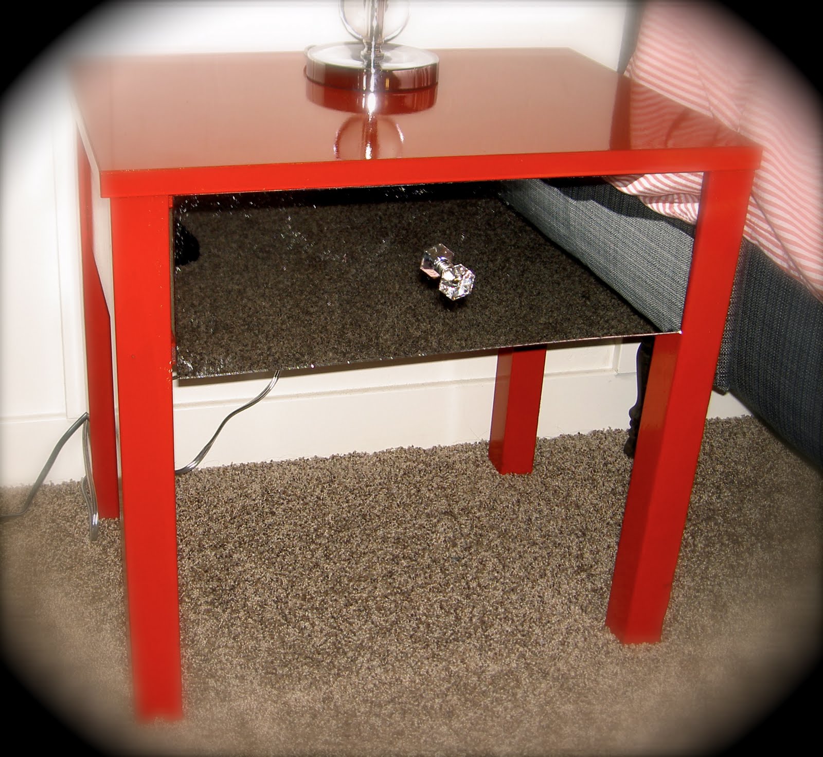 Chapman Place DIY Mirrored Nightstand