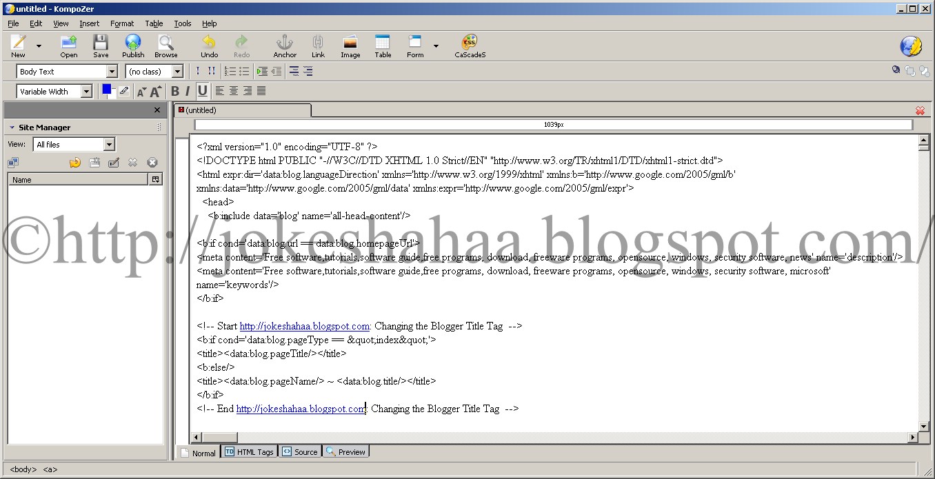 KompoZer_CSS_HTML_XML_Java_editor KompoZer_CSS_HTML_XML_Java_editor_FTP_site_manager_Cleaner_markup_Spellchecker