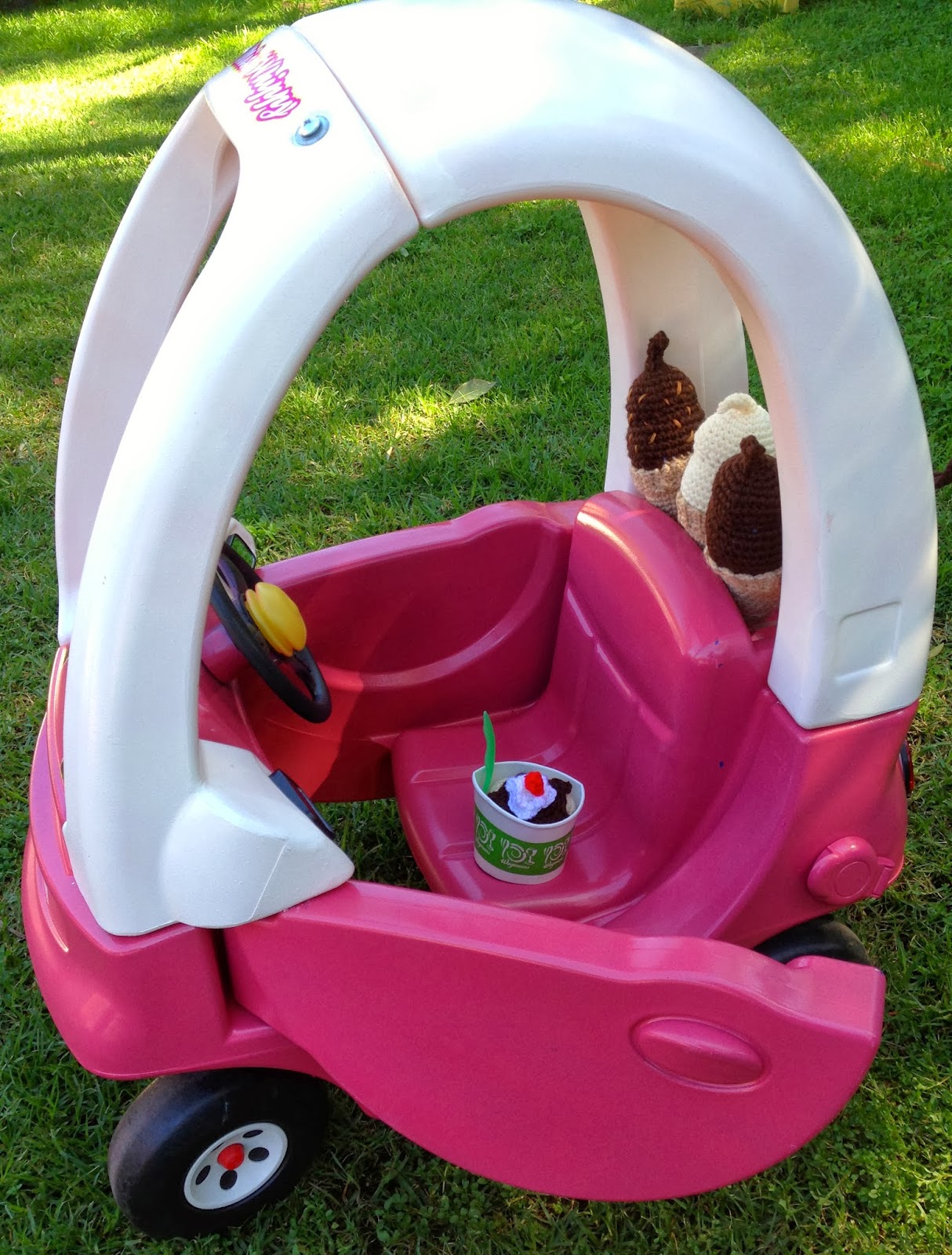 Giggleberry Creations! Lil' Miss Whippy Cozy Coupe Makeover!