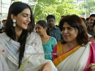 Sonam Kapoor visit to Sunbeam school Varanasi